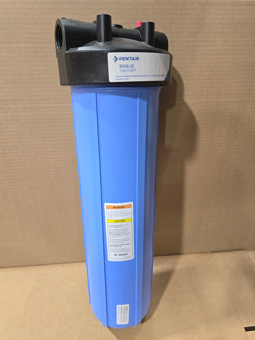 PENTEK 150235 FILTER HSG, SGL BBB CART, 20IN